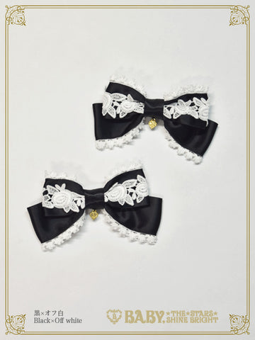 B46HA172 Rose Princess Ribbon Clip