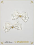 B46HA172 Rose Princess Ribbon Clip