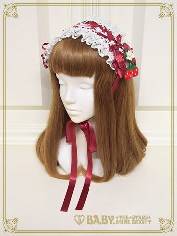 B46HA986 Swing Strawberry Flower Garden Headdress