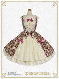 B46JS254 Floral Gardenia Jumperskirt