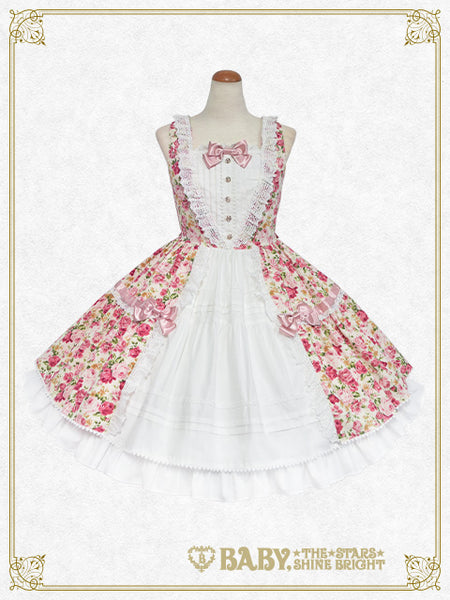 B46JS254 Floral Gardenia Jumperskirt