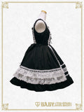 B46JS260 Lace Frill Jumperskirt