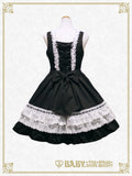 B46JS260 Lace Frill Jumperskirt