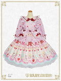 B46OP307 Strawberry Sweetheart Cake Onepiece Dress