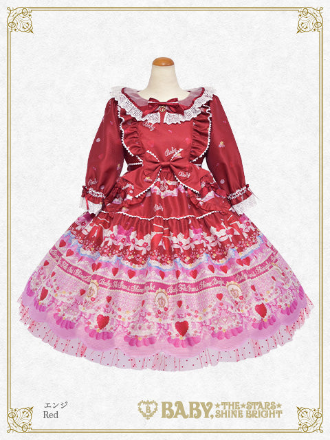 B46OP307 Strawberry Sweetheart Cake Onepiece Dress – BABY, the