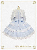 B46OP309 Haru-chan's Fluffy Sheer Block Check Usakumya Onepiece Dress
