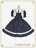 B46OP316 Usakumya's Fluffy Dot Café Onepiece Dress