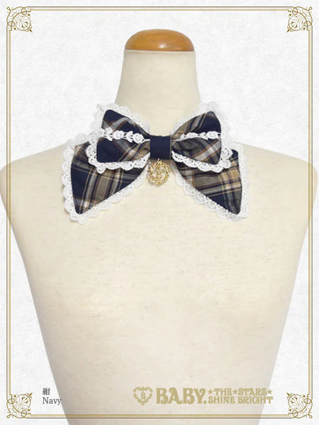 B46OT050 Tartan Check Ribbon Tie