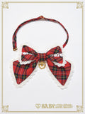 B46OT050 Tartan Check Ribbon Tie