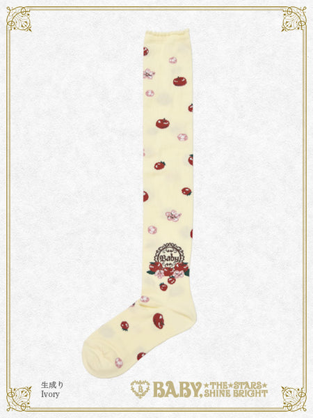 B46SC824 Snow White～Fairy tale in Apple Forest～ Over Knee Socks