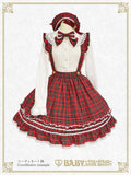 B46OT050 Tartan Check Ribbon Tie