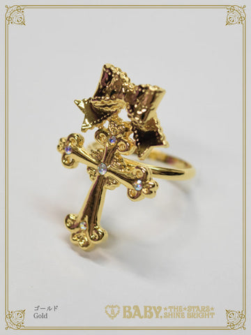 B49AC024 Juno's Bouquet Cross Ring