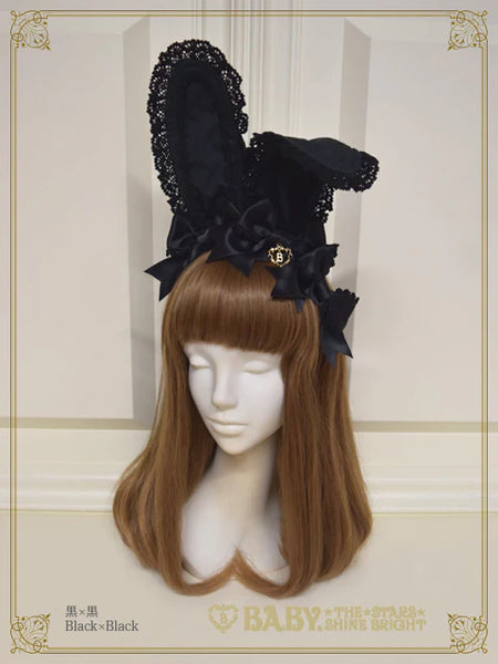 B47HA945 My little BABY Girl Bunny Ears Headbow