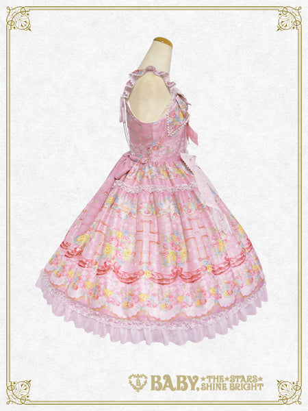 B47OJ201 Le Bouquet de la Croix Ribbon Jumperskirt