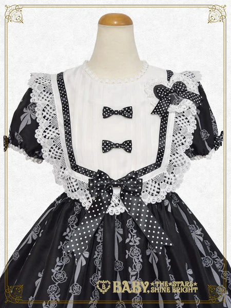 B47OP308 Sugar Rose Tea Time Printed Onepiece Dress