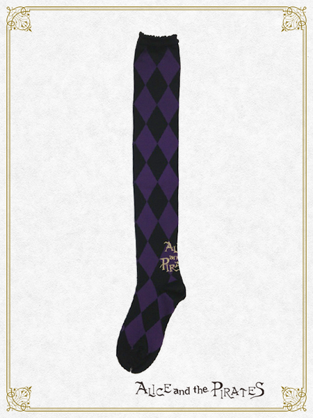 P14SC814 Diamonds Over Knee Socks