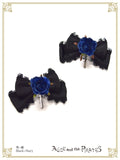 P17HA927 Cross Rose Ribbon Clip