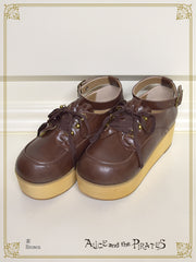 P17SH899 Wooden Sole Shoes