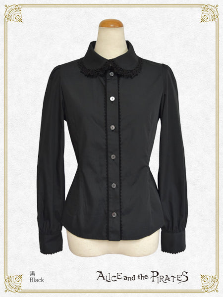 P18BL424 A/P Logo Lace Blouse