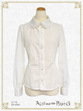 P18BL424 A/P Logo Lace Blouse