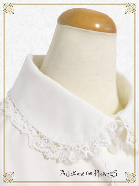 P18BL424 A/P Logo Lace Blouse