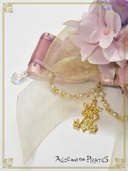 P18HA935 Hydrangeas in Reminiscence Ribbon Clip