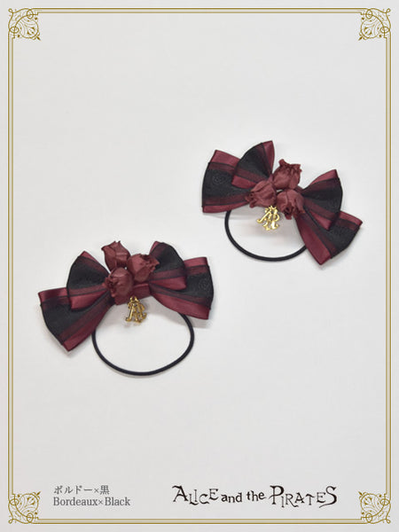 P18HA958 Mémoire de Rose Ribbon Hair Tie